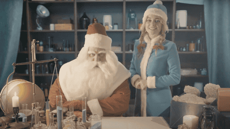 În vizită la Moș Crăciun